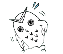 OWL of murasaki sticker #9805630