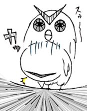 OWL of murasaki sticker #9805642