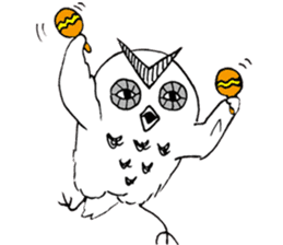 OWL of murasaki sticker #9805643