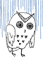 OWL of murasaki sticker #9805647