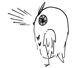 OWL of murasaki sticker #9805648