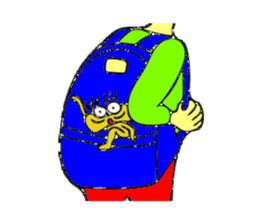 a midget of alien sticker #9806778