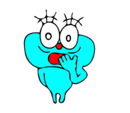 a midget of alien sticker #9806785