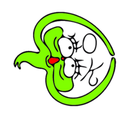 a midget of alien sticker #9806786