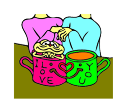 a midget of alien sticker #9806788