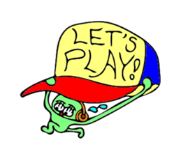 a midget of alien sticker #9806790