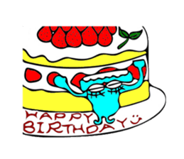 a midget of alien sticker #9806792