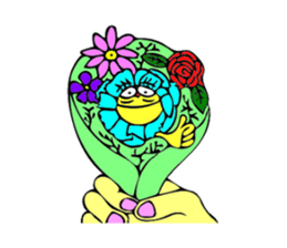 a midget of alien sticker #9806795