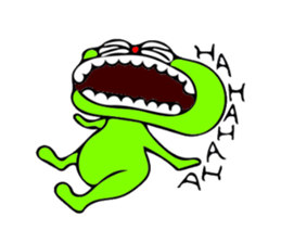 a midget of alien sticker #9806797