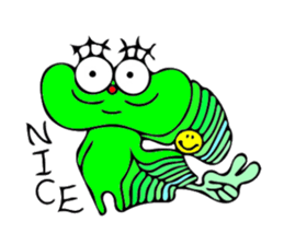 a midget of alien sticker #9806800