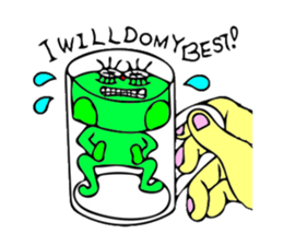 a midget of alien sticker #9806803