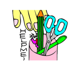 a midget of alien sticker #9806805