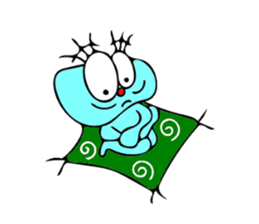 a midget of alien sticker #9806808