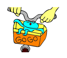 a midget of alien sticker #9806810