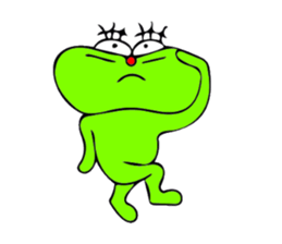 a midget of alien sticker #9806815