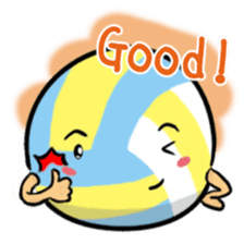 Let's play volleyball sticker #9807216