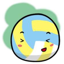 Let's play volleyball sticker #9807218
