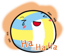 Let's play volleyball sticker #9807219