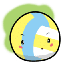 Let's play volleyball sticker #9807220