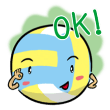 Let's play volleyball sticker #9807221