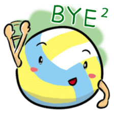 Let's play volleyball sticker #9807223