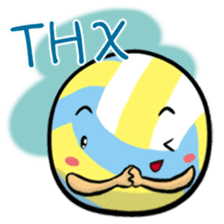 Let's play volleyball sticker #9807224