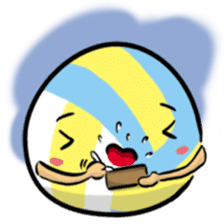 Let's play volleyball sticker #9807230