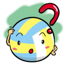 Let's play volleyball sticker #9807234