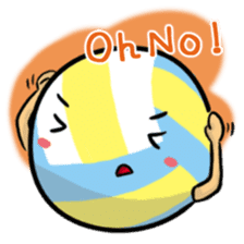 Let's play volleyball sticker #9807235