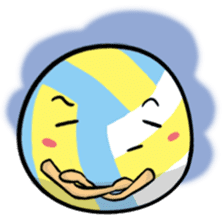 Let's play volleyball sticker #9807236