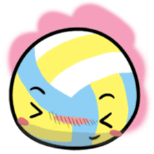 Let's play volleyball sticker #9807239