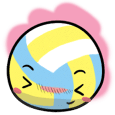 Let's play volleyball sticker #9807239
