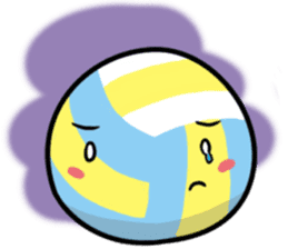 Let's play volleyball sticker #9807247
