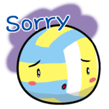 Let's play volleyball sticker #9807249