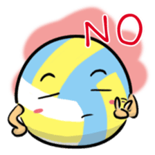Let's play volleyball sticker #9807250