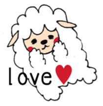 Fluffy lambs sticker #9807275