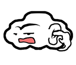 sticker of cottony clouds sticker #9807619