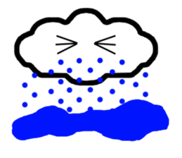 sticker of cottony clouds sticker #9807625