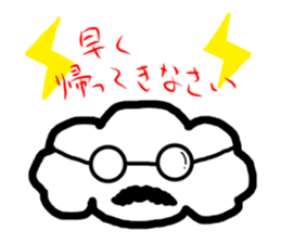 sticker of cottony clouds sticker #9807638