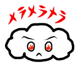 sticker of cottony clouds sticker #9807643