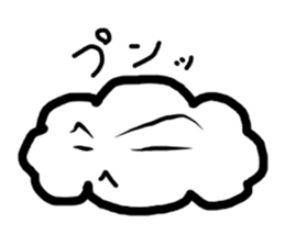 sticker of cottony clouds sticker #9807644