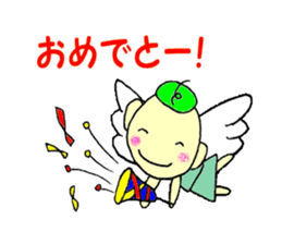 Man and angel sticker #9808064