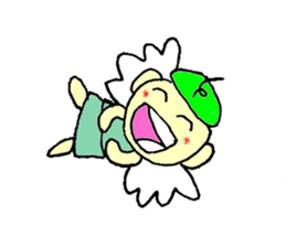 Man and angel sticker #9808067