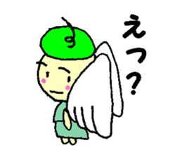 Man and angel sticker #9808080