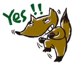 Mi Chang & Fox foul sticker #9808393
