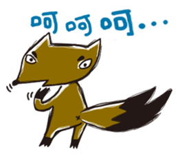 Mi Chang & Fox foul sticker #9808400