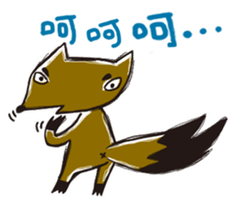 Mi Chang & Fox foul sticker #9808400