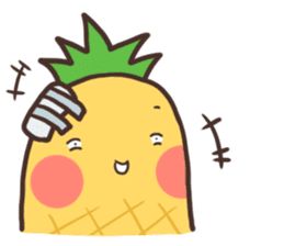Mr.Pineapple & Ms.Lychee 4 sticker #9808539