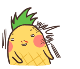 Mr.Pineapple & Ms.Lychee 4 sticker #9808545
