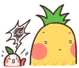 Mr.Pineapple & Ms.Lychee 4 sticker #9808548